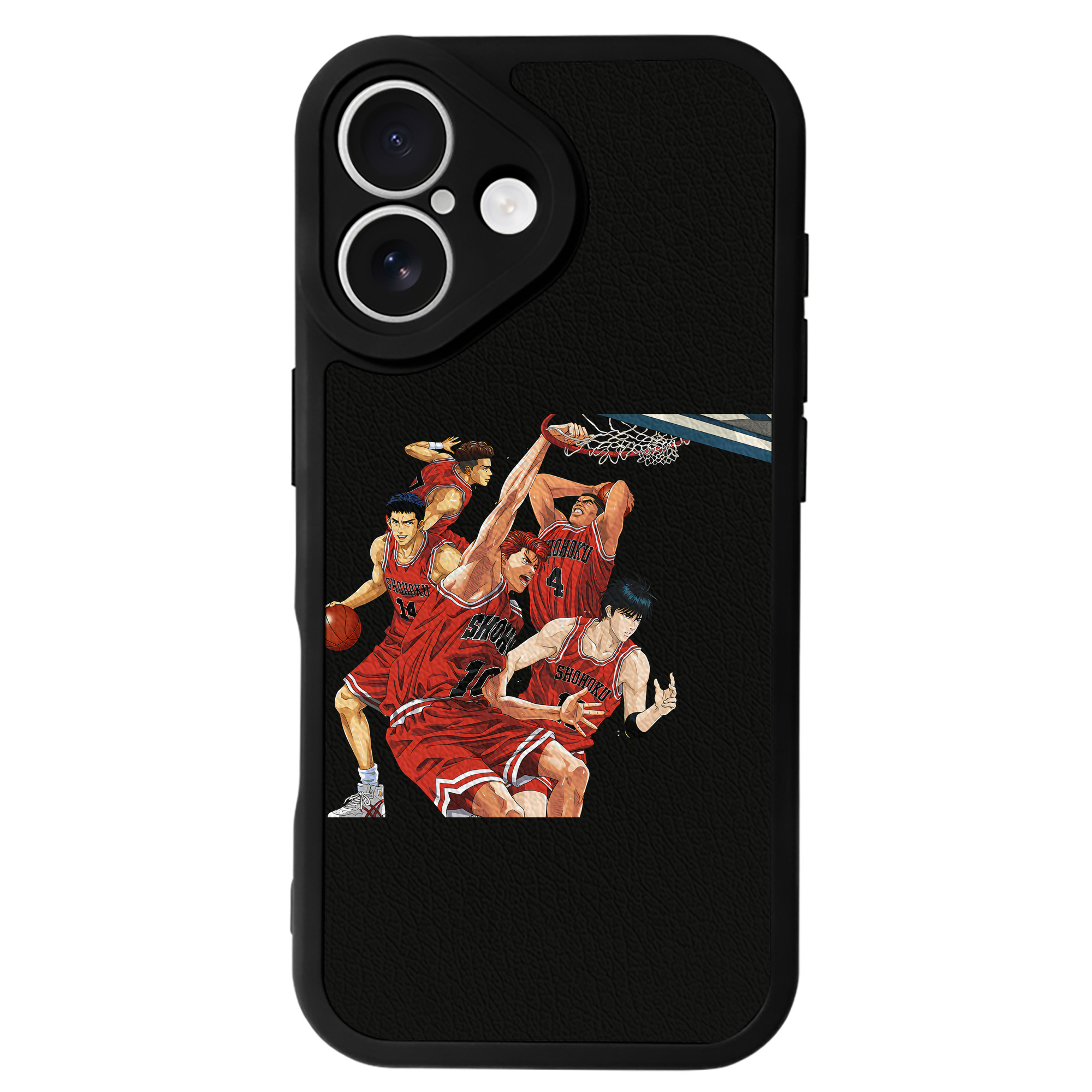 （画像用） SLAM DUNK／スラムダンク 【iPhone 16シリーズ対応】シリコンスマホケース（レザー調） 材質：シリコン